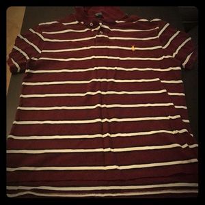 Polo gold and maroon
